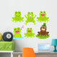Pond Friends Frog Wall Stickers Wall Decal