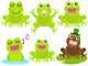 Pond Friends Frog Wall Stickers Wall Decal