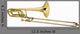 Trombone Wall Decal