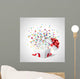 Open Gift with Fireworks Wall Decal