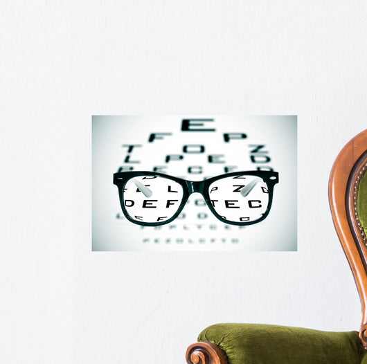 Eyeglasses Wall Decal
