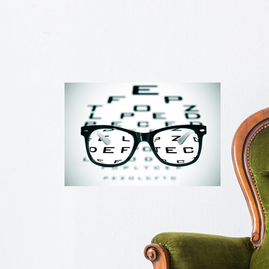 Eyeglasses Wall Decal