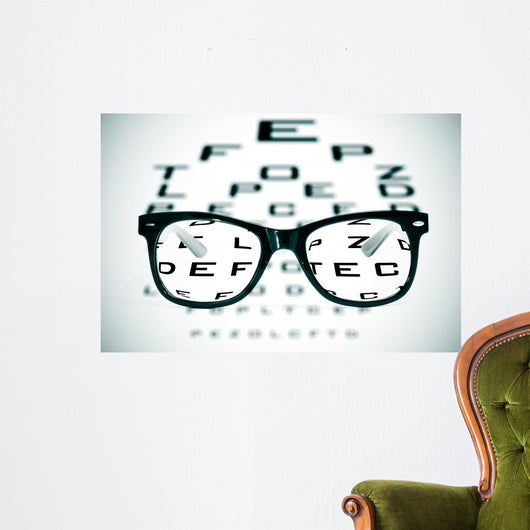 Eyeglasses Wall Decal
