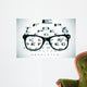 Eyeglasses Wall Decal