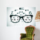 Eyeglasses Wall Decal