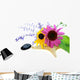 Pink Yellow and Purple Wall Decal