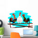 Three Poyuschyh Cock Wall Decal