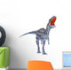 Blue Majungasaurus Crying Wall Decal