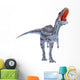 Blue Majungasaurus Crying Wall Decal