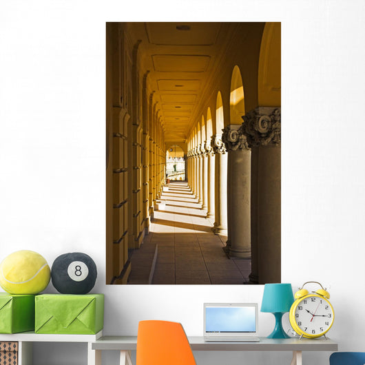 Classic Archway with Colonnade Wall Decal