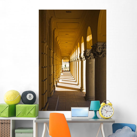 Classic Archway with Colonnade Wall Decal
