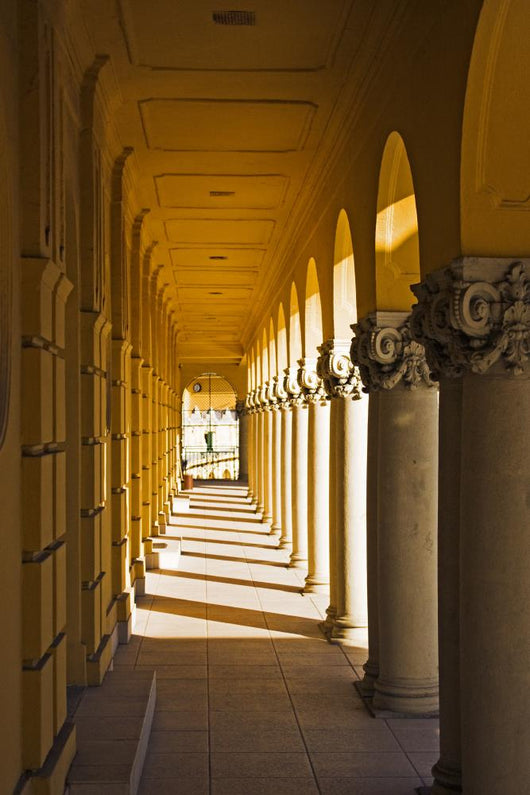 Classic Archway with Colonnade Wall Decal