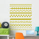 Sewing Stitches Seamless Borders Wall Decal