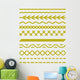 Sewing Stitches Seamless Borders Wall Decal