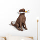 Perro Con El Peridico Wall Decal