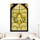 Thai Art Glass Window Wall Decal