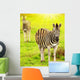 Wild Zebras African Continent Wall Decal