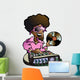 Hand-drawn Vector Illustration Disco Wall Decal