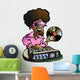 Hand-drawn Vector Illustration Disco Wall Decal