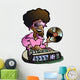 Hand-drawn Vector Illustration Disco Wall Decal