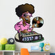 Hand-drawn Vector Illustration Disco Wall Decal