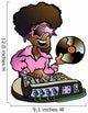 Hand-drawn Vector Illustration Disco Wall Decal