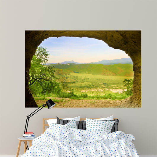 Cave Mountain Sunrise Nature Wall Decal