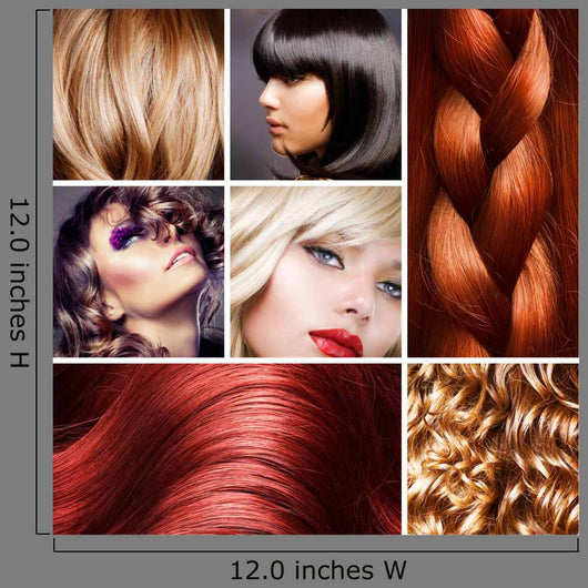 Hair Collage Hairstyles Wall Decal