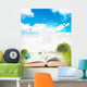 Book and Nature Wall Decal