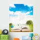 Book and Nature Wall Decal
