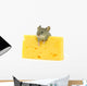 Mouse and Cheese Wall Decal