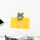 Mouse and Cheese Wall Decal