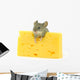 Mouse and Cheese Wall Decal