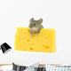 Mouse and Cheese Wall Decal