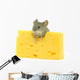 Mouse and Cheese Wall Decal