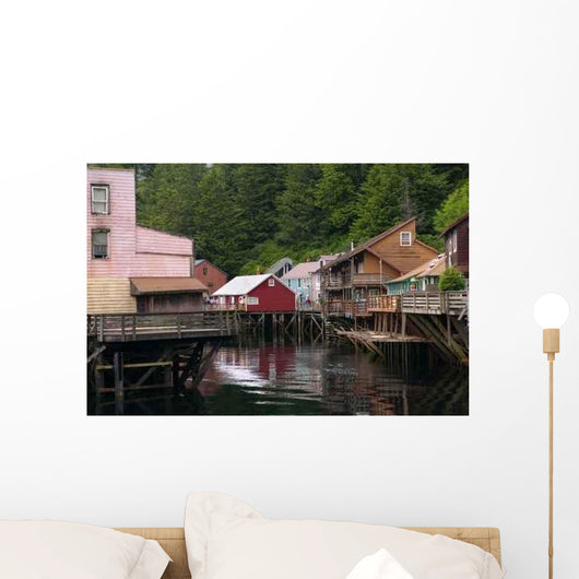 Historic Creek Street Ketchikan Wall Decal