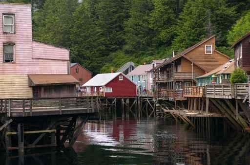 Historic Creek Street Ketchikan Wall Decal