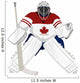 Team Canada Hockey Goalie Wall Decal