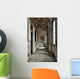 Long Empty Corridor and Wall Decal