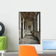 Long Empty Corridor and Wall Decal