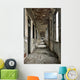 Long Empty Corridor and Wall Decal