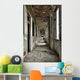 Long Empty Corridor and Wall Decal