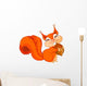 Squirrel with Nut Wall Decal
