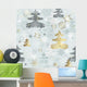 Winter Repeating Pattern Wall Decal