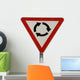 Roundabout Sign Wall Decal