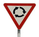 Roundabout Sign Wall Decal