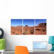 Triptych Monument Valley Rocks Wall Decal