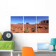 Triptych Monument Valley Rocks Wall Decal