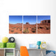 Triptych Monument Valley Rocks Wall Decal