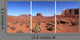 Triptych Monument Valley Rocks Wall Decal
